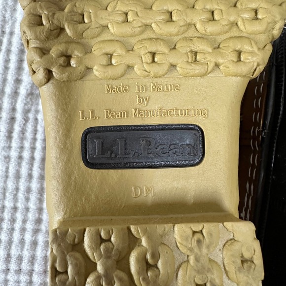 VTG LL Bean Bean Boots Brown Duck Shoes Women's Size 8M Made In USA RUN LARGE - Picture 10 of 10